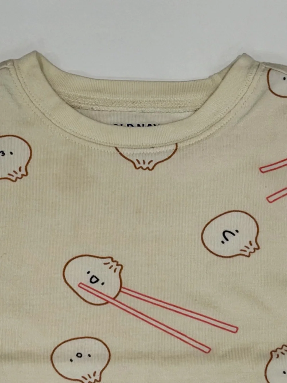 Old Navy Cream Dumpling Toddler Girls Short Sleeve and Shorts Pajama Set - 4T